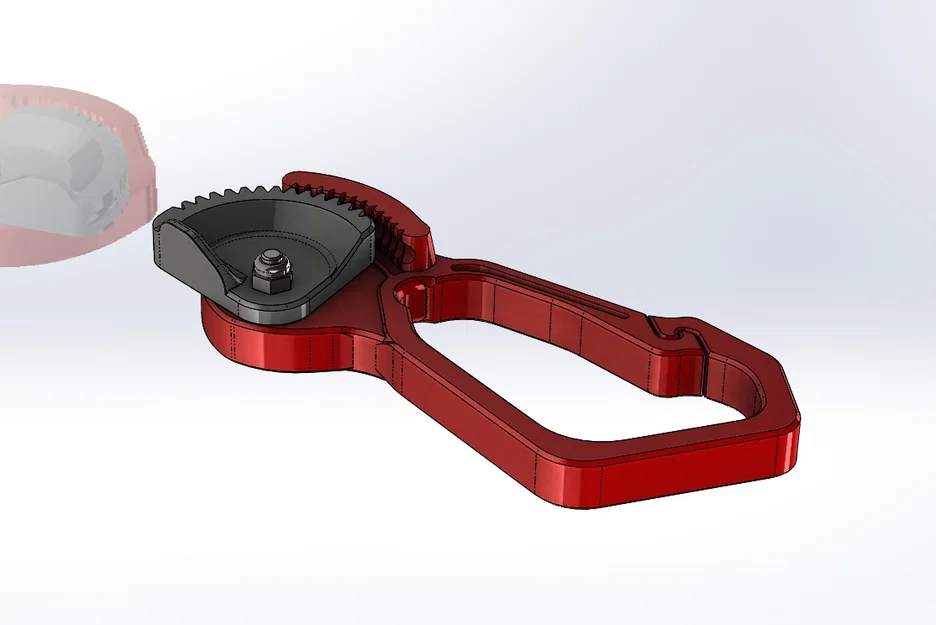 #0089 Móc D Rugged kèm cam khóa siết dây [paracord 4mm] - Image 6