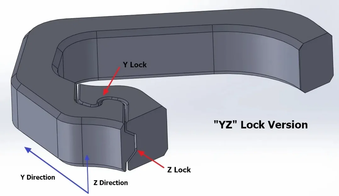 #0089 Móc D Rugged kèm cam khóa siết dây [paracord 4mm] - Image 9