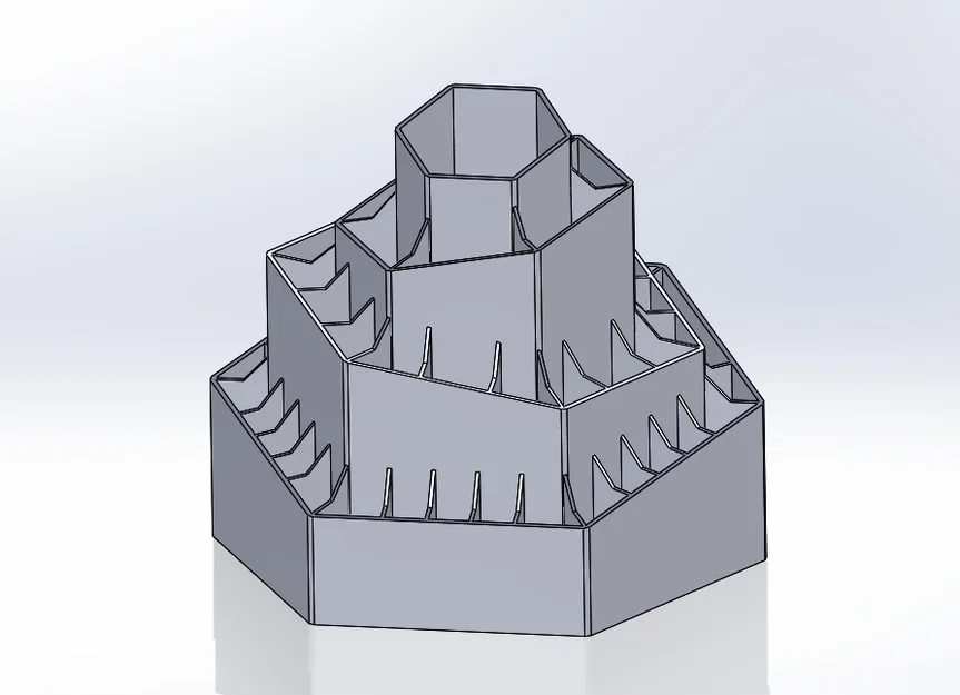 #0096 Hexagon Tool Caddy [trên turntable] - Image 6