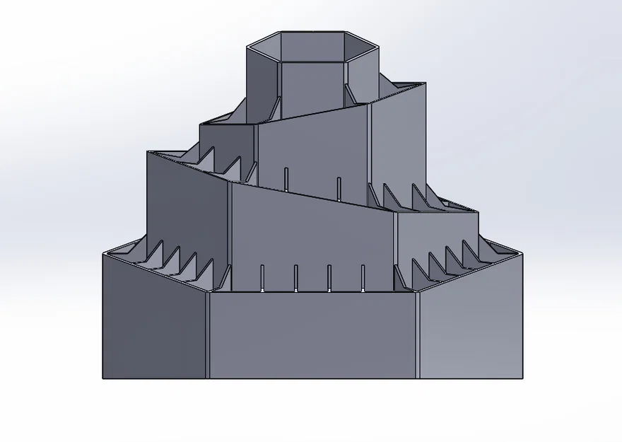 #0096 Hexagon Tool Caddy [trên turntable] - Image 8