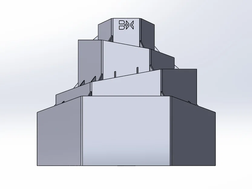 #0096 Hexagon Tool Caddy [trên turntable] - Image 9