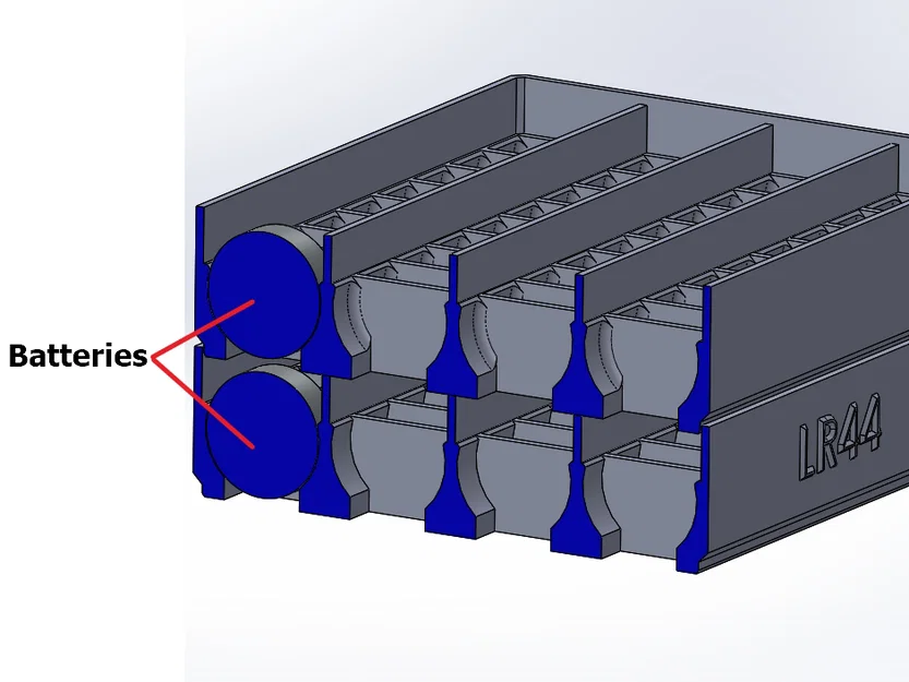 #0102 Khay pin LR44 xếp chồng Click-n-Lock - Image 6