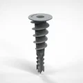 Tắc kê vặn ren Durlock Fischer cho tấm thạch cao (Mô hình 3D) - Thumbnail 2