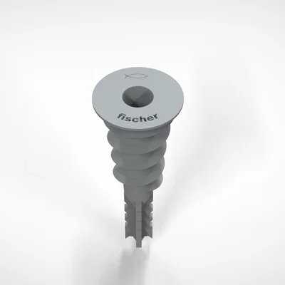 Tắc kê vặn ren Durlock Fischer cho tấm thạch cao (Mô hình 3D)