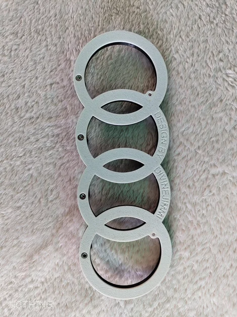 Móc treo chìa khóa logo Audi gắn tường - Image 3