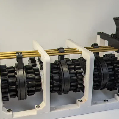 Hộp số sàn 6 cấp (Manual transmission - 6 speed) in 3D