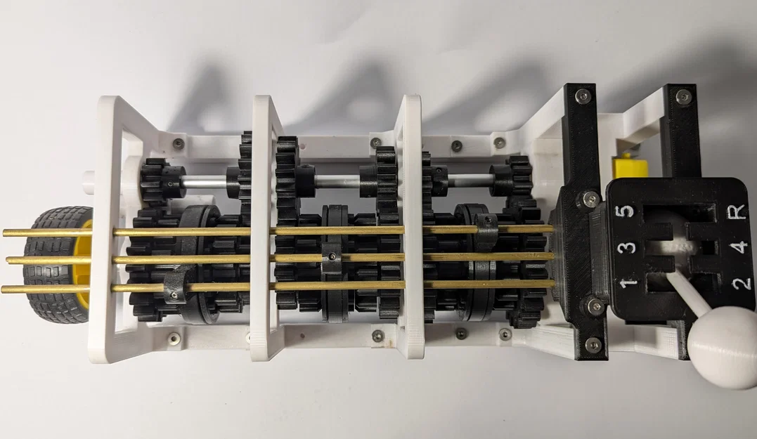 Hộp số sàn 6 cấp (Manual transmission - 6 speed) in 3D - Image 2