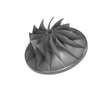 Mô hình cánh quạt Turbo (Turbo Impeller) - File in 3D chất lượng cao