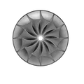Mô hình cánh quạt Turbo (Turbo Impeller) - File in 3D chất lượng cao - Thumbnail 2