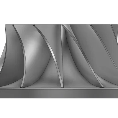 Mô hình cánh quạt Turbo (Turbo Impeller) - File in 3D chất lượng cao