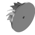 Mô hình cánh quạt Turbo (Turbo Impeller) - File in 3D chất lượng cao - Thumbnail 4
