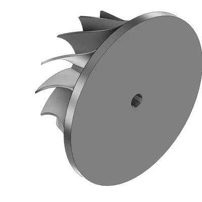 Mô hình cánh quạt Turbo (Turbo Impeller) - File in 3D chất lượng cao