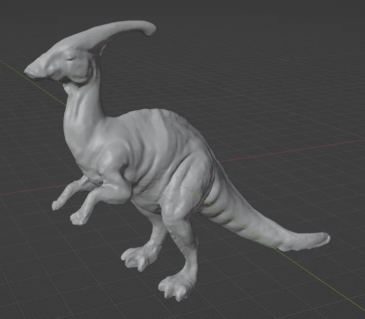 Mô hình khủng long Parasaurolophus 3D đẹp mắt để bàn - Image 1