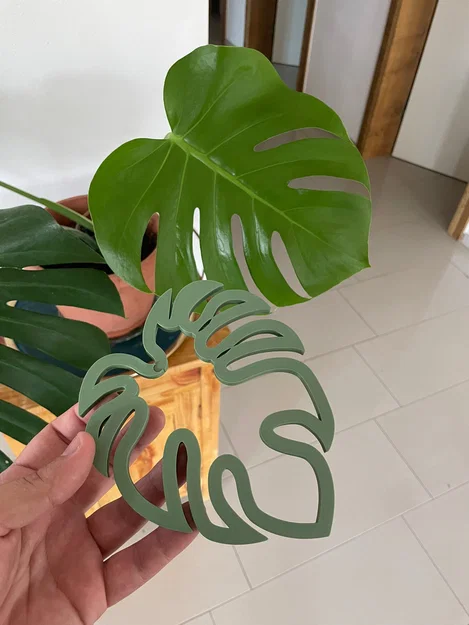 Kẹp giữ thân cây Monstera - Phụ kiện in 3D trang trí cây cảnh - Image 3
