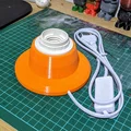 Đèn bàn Parang Table Lamp (họa tiết Batik Parang, ngàm E27) - Thumbnail 2