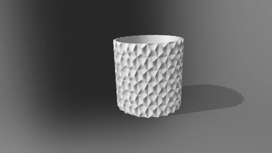 Bình Hoa / Chậu Cây Tesselation (Tesselation Vase / Planter) - Image 5