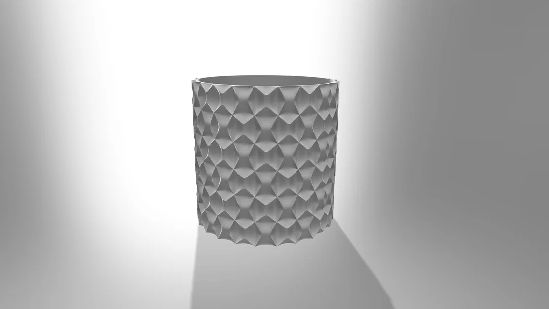 Bình Hoa / Chậu Cây Tesselation (Tesselation Vase / Planter) - Image 6
