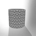 Bình Hoa / Chậu Cây Tesselation (Tesselation Vase / Planter) - Thumbnail 6