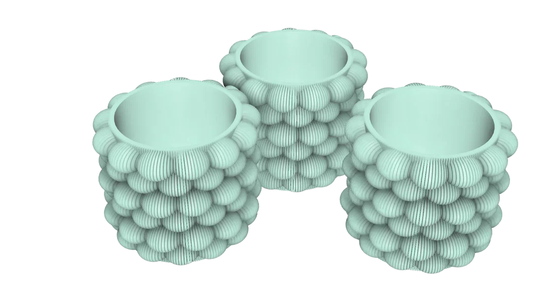 Bubbles Vase / Planter – Bình Hoa & Chậu Cây Bubbles - Image 5