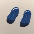 Mô hình dép Crocs tí hon cho ngón tay (Finger Crocs) đầy đủ cặp - Thumbnail 5