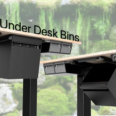 Thùng rác gắn dưới bàn (Under Desk Bin / Can)