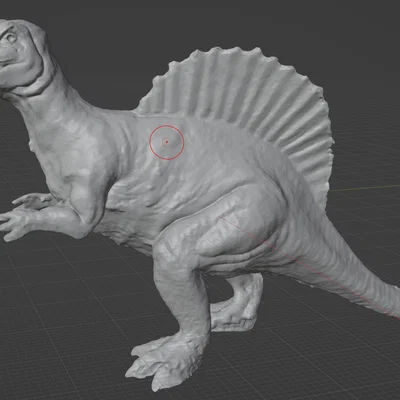 Mô hình khủng long Spinosaurus 3D tinh xảo để in ấn tại nhà