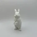 Mô hình chú thỏ đứng 3D (Standing Rabbit) trang trí bàn làm việc - Thumbnail 2