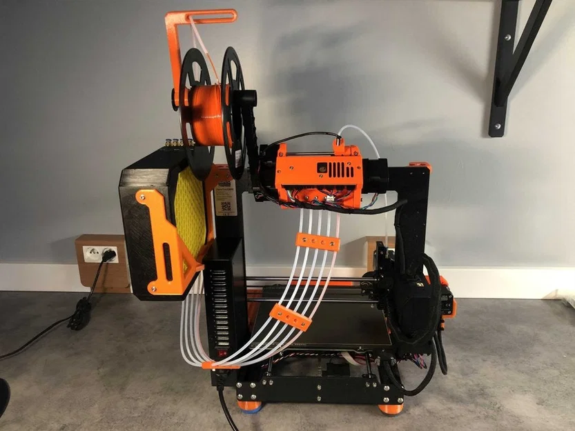 Giá đỡ bộ đệm sợi nhựa MMU2S/MMU3 cho máy in Prusa I3 MK3 - Image 3