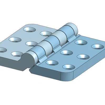 Bản lề 3D in liền khối Strong Hinge 60x60mm (180 độ) siêu bền