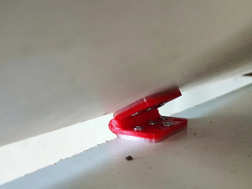Bản lề 3D in liền khối Strong Hinge 60x60mm (180 độ) siêu bền - Image 3