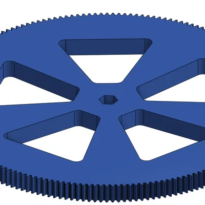 Mô hình bánh răng 3D (Gear) thiết kế chuẩn xác cho kỹ thuật