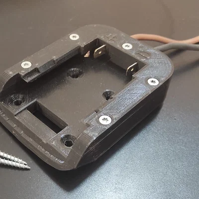 Đế chuyển nguồn pin DeWalt 18V tự chế - Phụ kiện DIY hữu ích