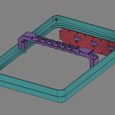 Mod khay nắp EIBOS Polyphemus, ngàm ECAS PTFE đóng/mở
