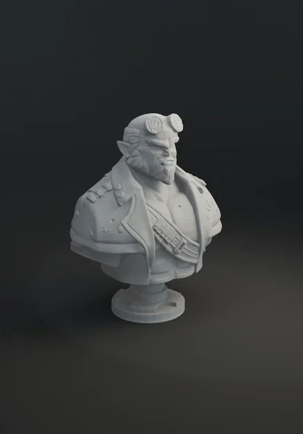 Mô hình tượng Hellboy 3D - Nhân vật truyện tranh cực ngầu - Image 1