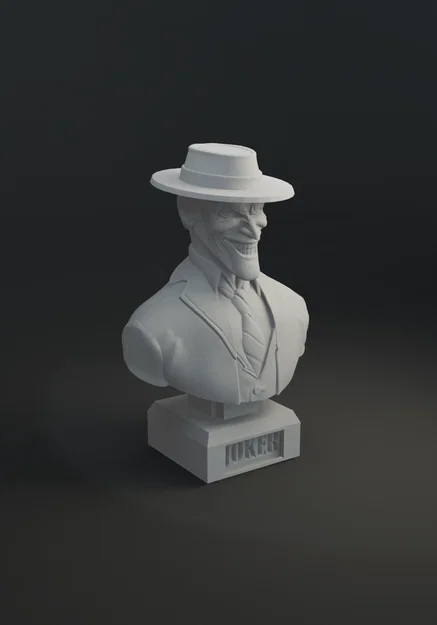 Mô hình tượng bán thân Joker ấn tượng cho máy in 3D - Image 1