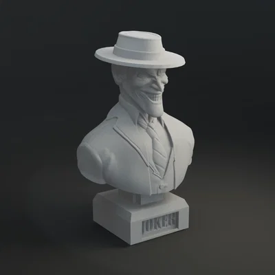 Mô hình tượng bán thân Joker ấn tượng cho máy in 3D