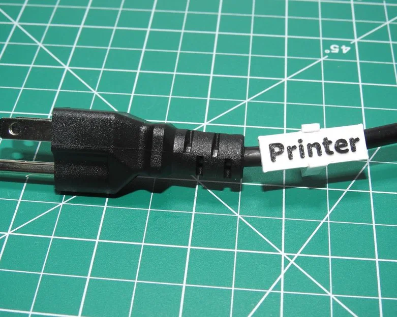 Bộ tạo thẻ dây cáp tuỳ chỉnh (Cable Tag Generator - OpenSCAD) - Image 4