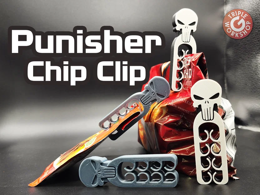 Kẹp Túi Snack Punisher (Punisher Chip Clip) - Image 1