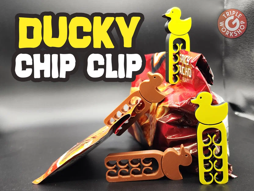 Kẹp Bịch Snack Vịt Con (Ducky Chip Clip) - Image 1