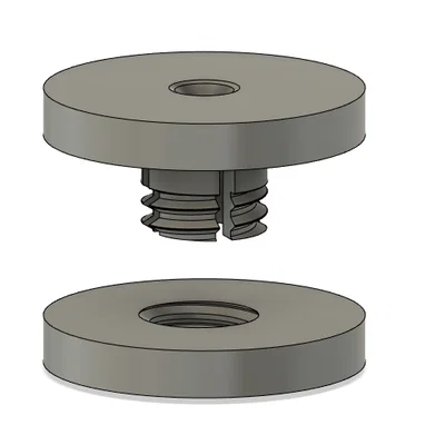 PTFE passthrough xuyên panel 3mm cho ống PTFE 4/2mm