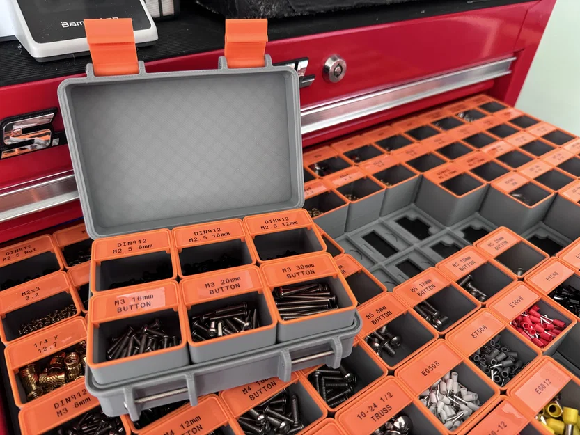 Hộp Rugged cho Gridfinity 5U Bins - Image 1