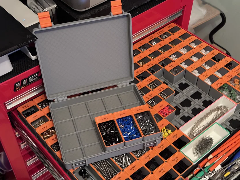 Hộp Rugged cho Gridfinity 5U Bins - Image 2