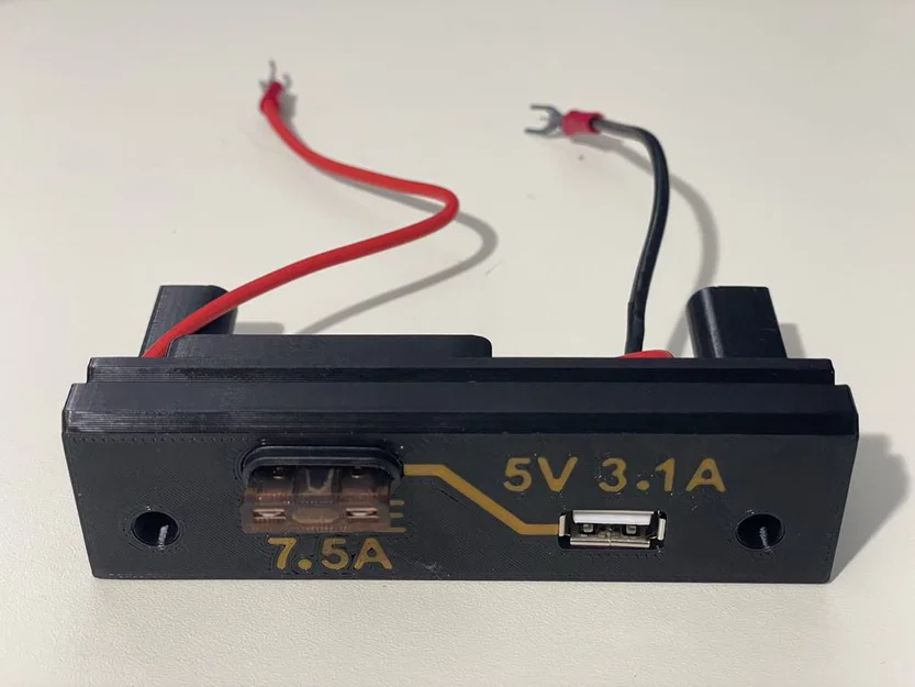 Nắp che PSU Prusa XL có cổng USB (kèm fuse) - Image 2