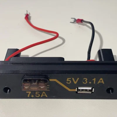 Nắp che PSU Prusa XL có cổng USB (kèm fuse)