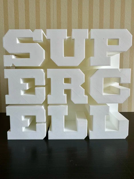 Mô hình 3D logo Supercell cực chất trang trí góc gaming - Image 1