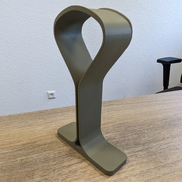 Giá treo tai nghe (Headphone Stand) 3D tối giản, in không cần support - Image 2