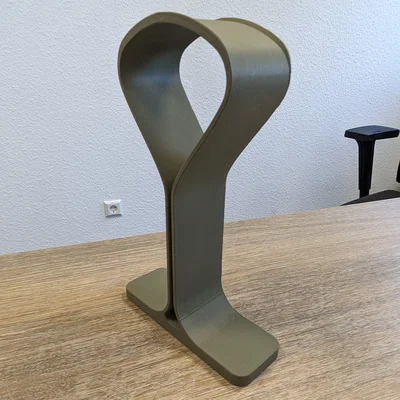 Giá treo tai nghe (Headphone Stand) 3D tối giản, in không cần support