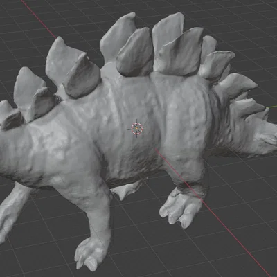 Mô hình khủng long Stegosaurus 3D đẹp mắt cho người yêu thích
