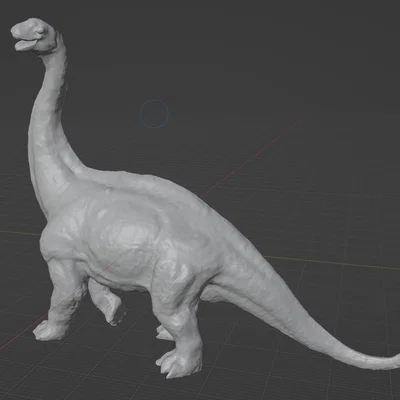 Mô hình khủng long Brontosaurus 3D chi tiết cho người đam mê sưu tầm