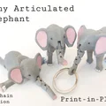 Voi Con Mini (Print-in-Place) – Tiny Elephant - Thumbnail 1
